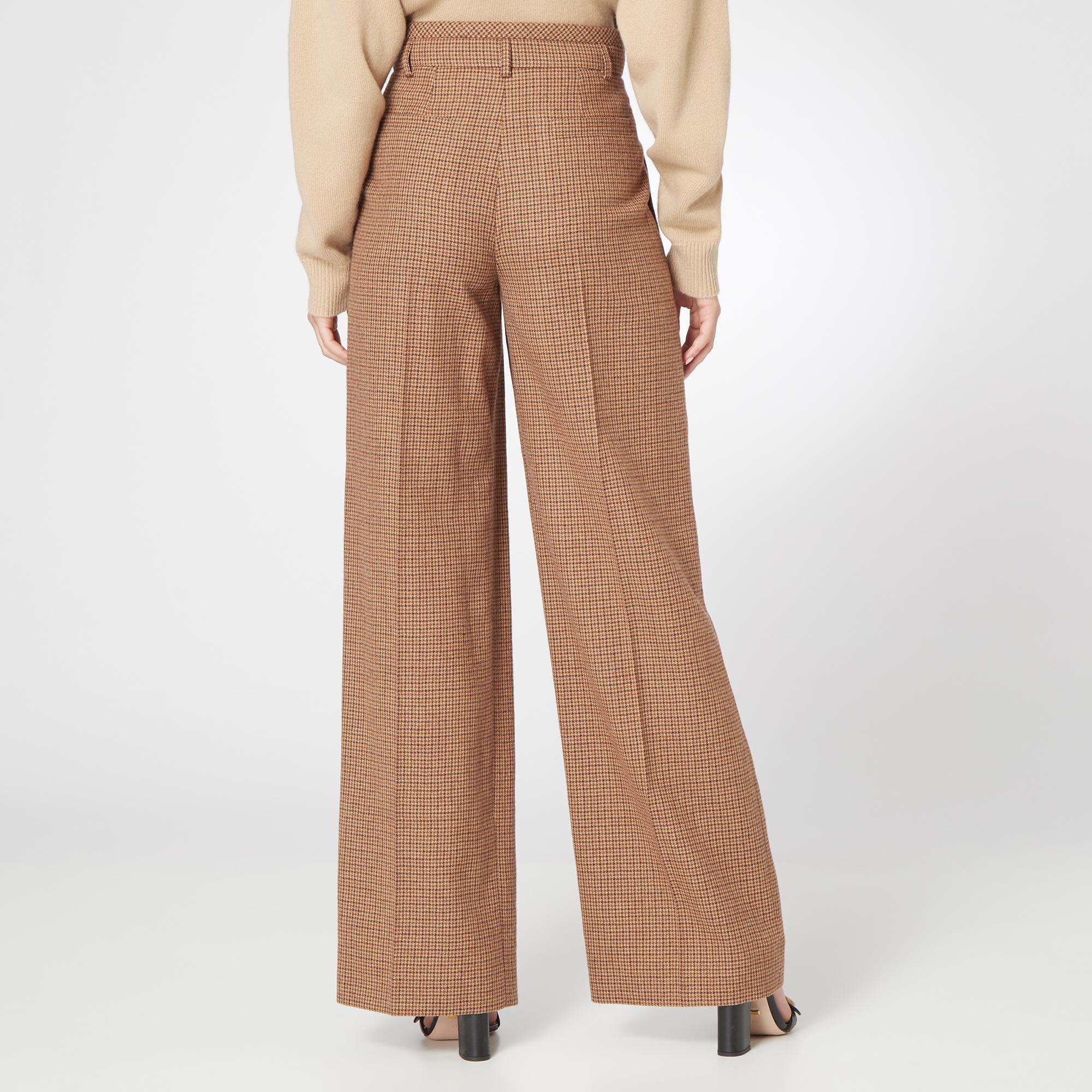 Houndstooth Palazzo Trousers